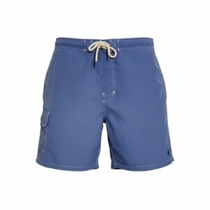Polo Ralph Lauren Men Blue Cargo Swim Trunks Shorts Large Pockets FLAW Sold ASIS
